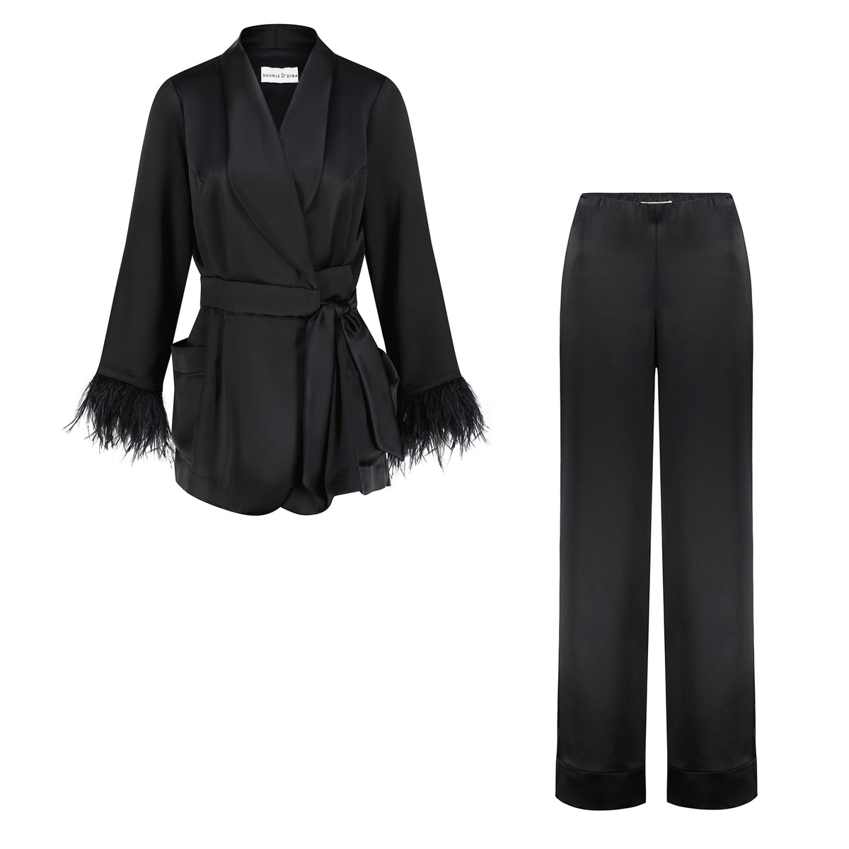 Black Silk Suit