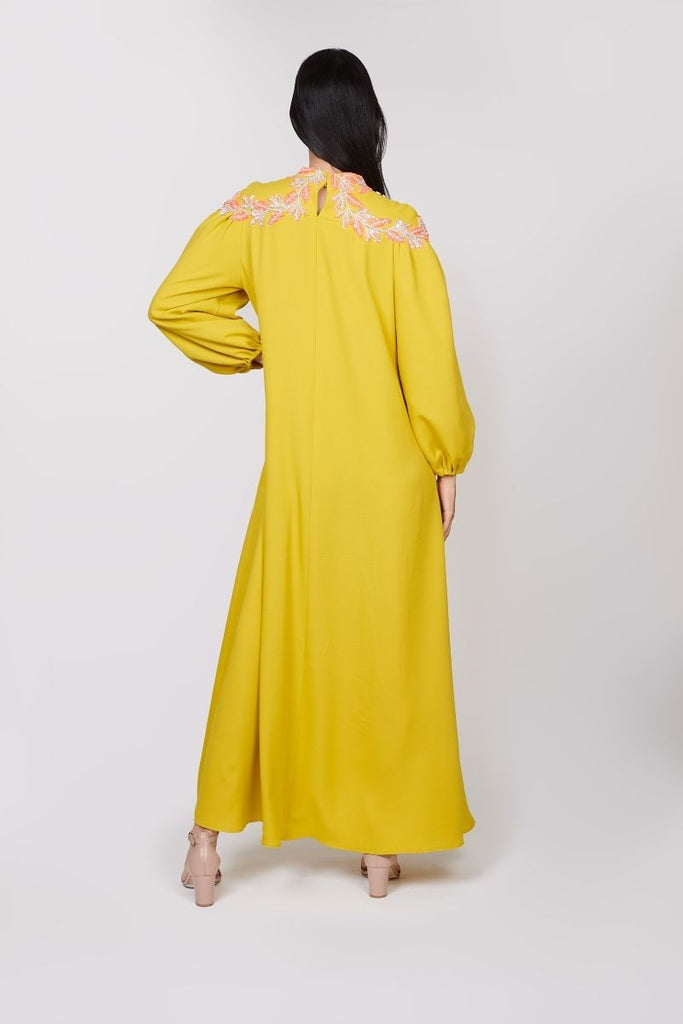 Lime yellow dress - sharisdiba