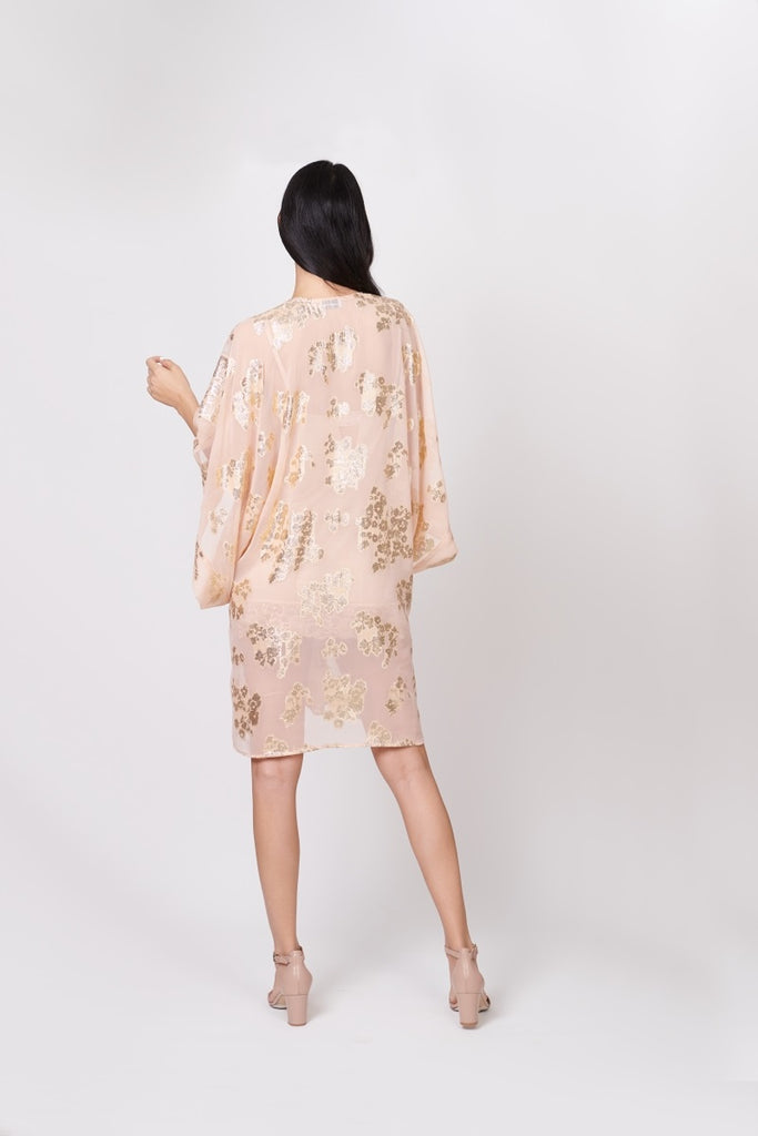 The Dubai Kaftan -  Short Blush - sharisdiba