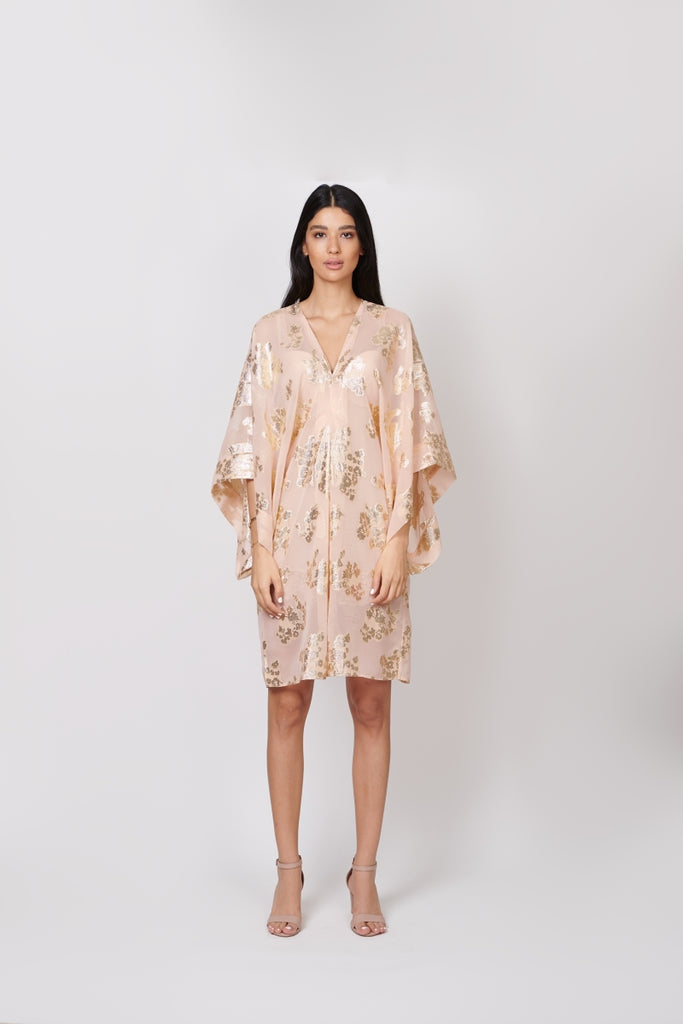 The Dubai Kaftan -  Short Blush - sharisdiba