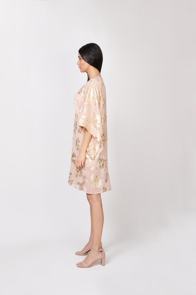 The Dubai Kaftan -  Short Blush - sharisdiba