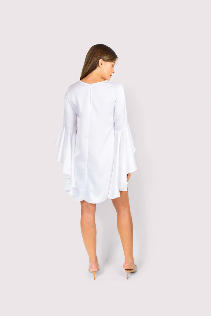 Bell Sleeve Mini Dress - sharisdiba